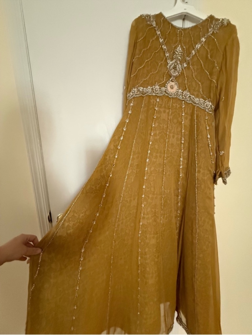 PAKISTANI DESIGNER CUSTOM FORMAL WEDDING DRESS INDIAN - Picture 13 of 14
